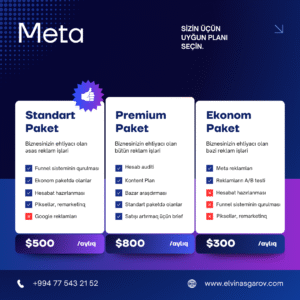 Meta djital marketinq ximəti