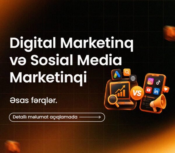 Digital Marketinq və Sosial Media Marketinqi (SMM) – Əsas Fərqlər